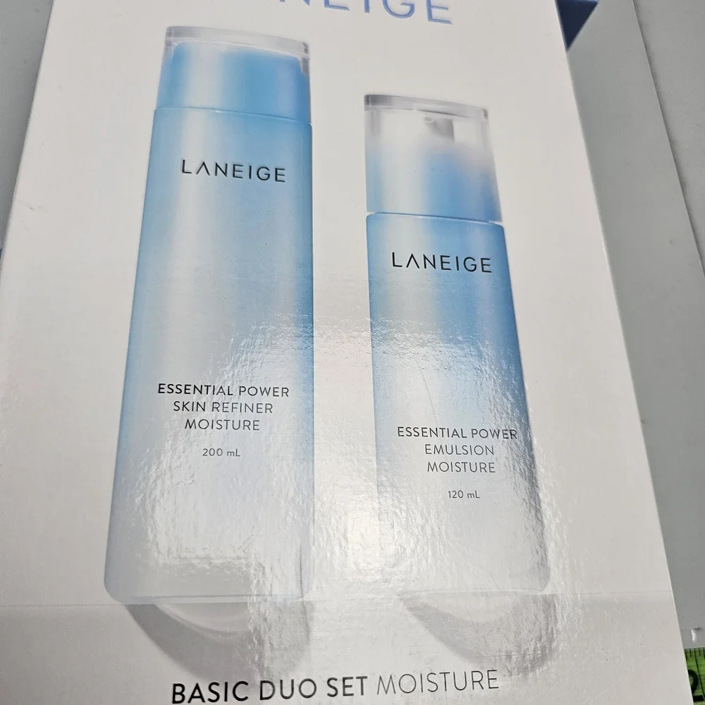 LANEIGE Blue‎ Moisturizing Skincare Collection Essential Power Basic Duo Set NIB